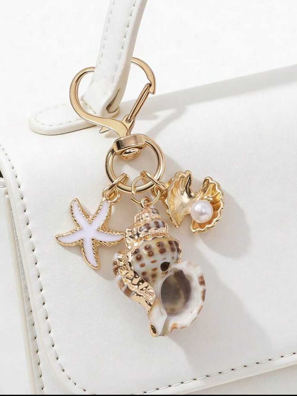 Shell Keychain/Bag Charm • Small - Picture 2 of 2